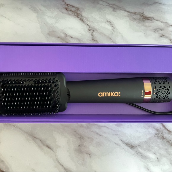 [Amika] Double Agent 2-in-1 Straightening Blow Dryer Brush - Picture 5 of 5